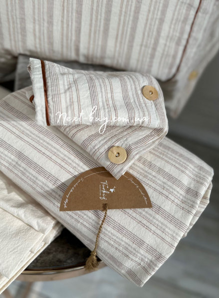 Постільна білизна Turkiz Trick 200x220 з вареної бавовни