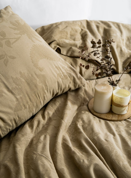 Постільна білизна з вареної бавовни з жакардовим плетінням Saheser MODEL HANNA Євро | Туреччина