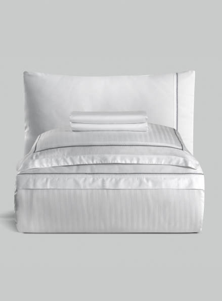 Постільна білизна Orcella White La Romano premium сатин Євро 200×220