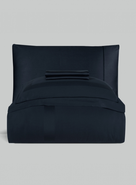 Постільна білизна Montova Navy Blue La Romano premium сатин Євро 200×220