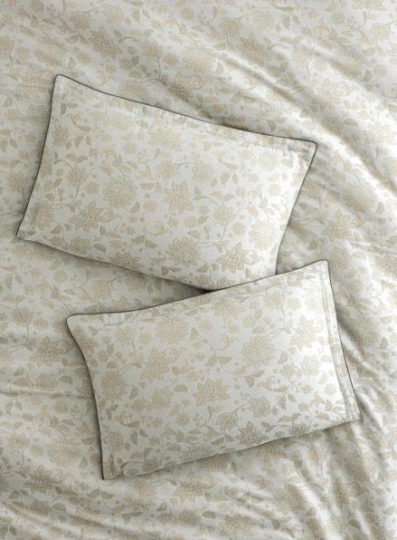 Постільна білизна Edesa Beige La Romano premium сатин Євро 200×220