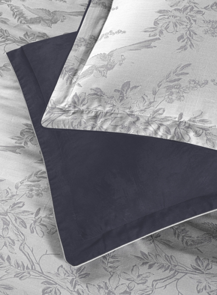 Постільна білизна Merida Grey La Romano premium сатин Євро 200×220