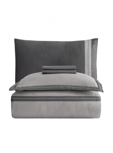 Постільна білизна Alara Ash La Romano premium сатин Євро 200×220