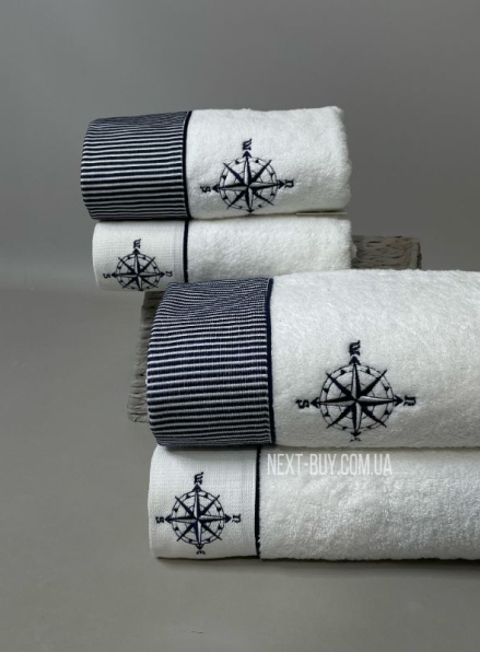 Maison D'or Marine махровое полотенце 85х150см белый