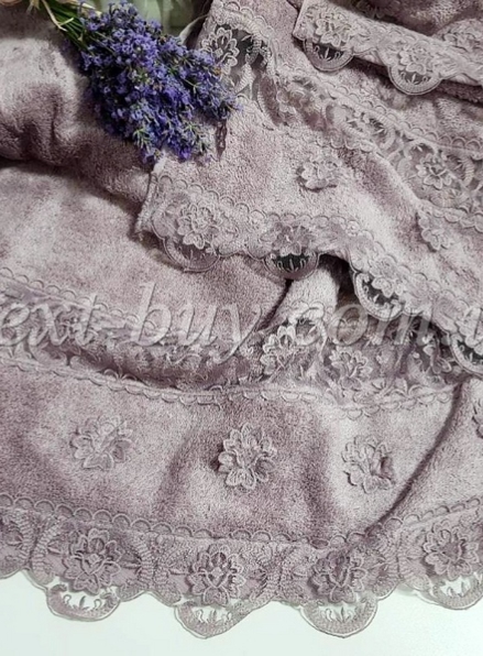 Набір бамбукових рушників Maison D'or  Intensive 3шт темно-фіолетовий