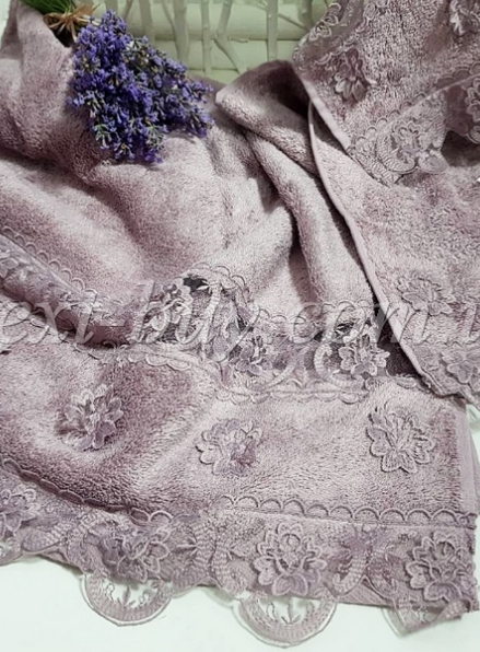 Набір бамбукових рушників Maison D'or  Intensive 3шт темно-фіолетовий