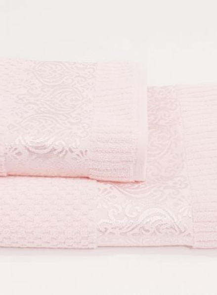 Махровий рушник для бані Cestepe Ella 70х140 рожевий Туреччина