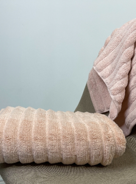 Махровое полотенце для лица Cestepe Ezgi 50х90 розовое Турция