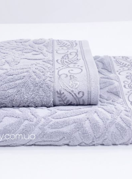 Махровое полотенце для бани Cestepe Sehrazat 70х140 серое Турция