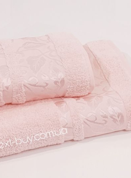 Махровое полотенце для лица Cestepe Yesim 50х90 розовое Турция