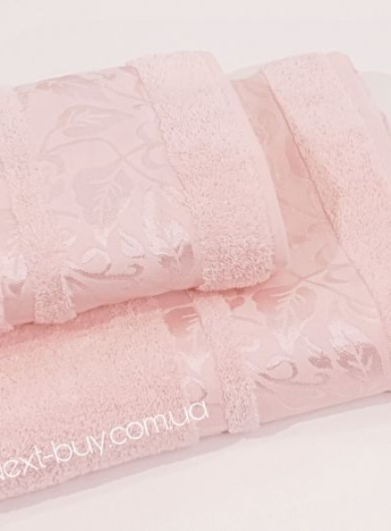 Махровое полотенце для лица Cestepe Yesim 50х90 розовое Турция