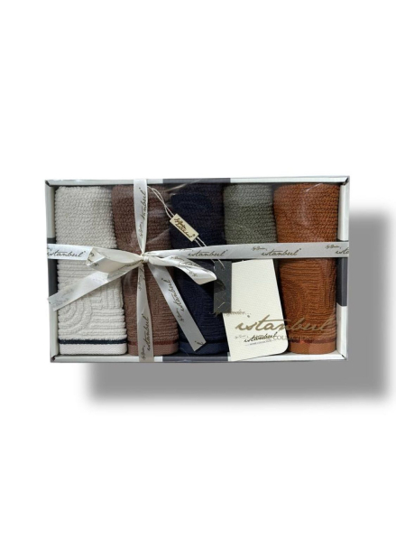 Набір кухонних, бавовняних рушників Babil 30х50см 5шт.