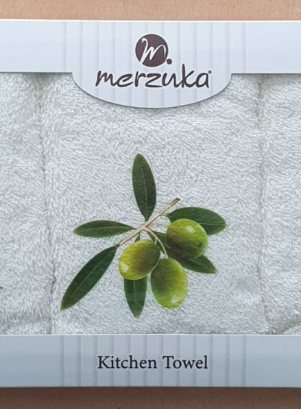 Набор кухонных полотенец Merzuka Olive 3шт. 30х50