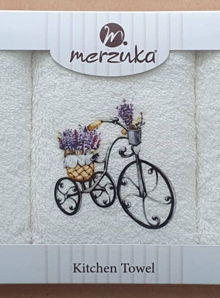 Набор кухонных полотенец Merzuka Sprigs of lavender 3шт. 30х50