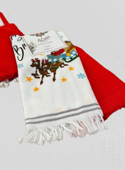 Набір кухонних рушників Ada Christmas 2шт. 40х60