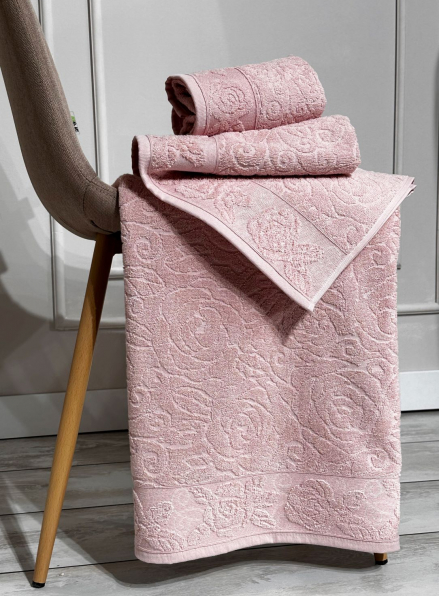Набір бавовняних рушників Maison D'or Garden Rose rose 3шт