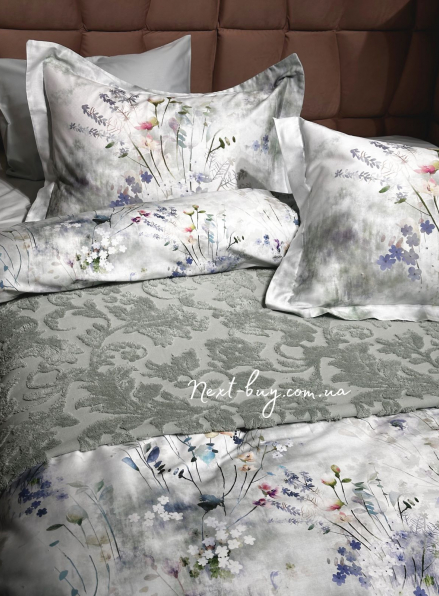 Maison D'or Paris Sanda Bedspread махровая простынь-покрывало с бахромой хлопок мятное 220x240