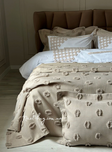 Легке покривало-піке Pepper Home Lena 270х260 Туреччина