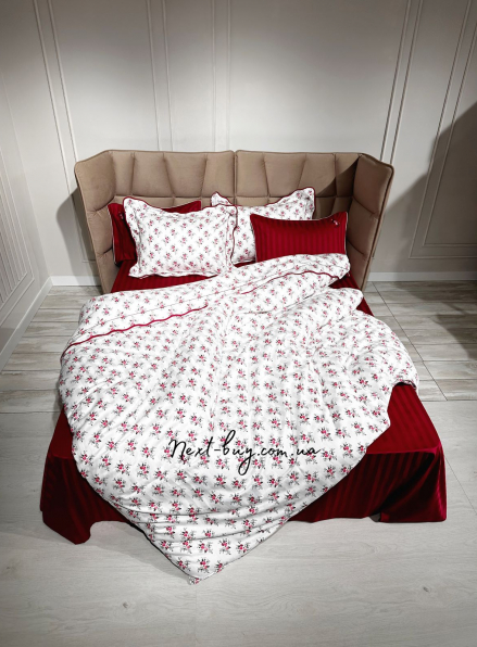 Maison D'or Diana Rose red постельное белье евро 200х220 сатин
