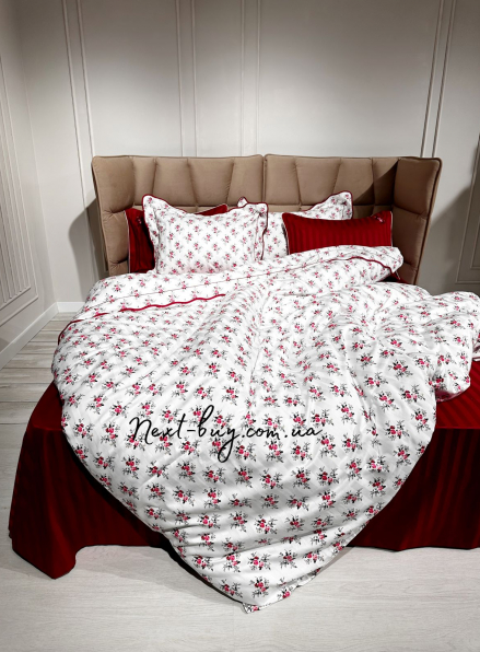 Maison D'or Diana Rose red постельное белье семейное 160х220x2 сатин
