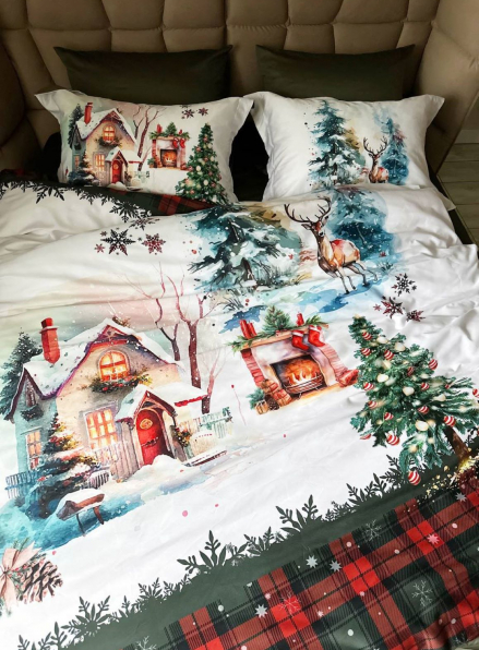 Постільна білизна First choice Tessa 3D Satin евро 200х220