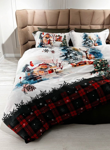 Постільна білизна First choice Tessa 3D Satin евро 200х220