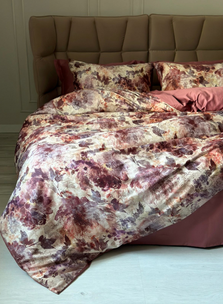 Постільна білизна Saheser Angelo gul kurusu євро 200х220 сатин