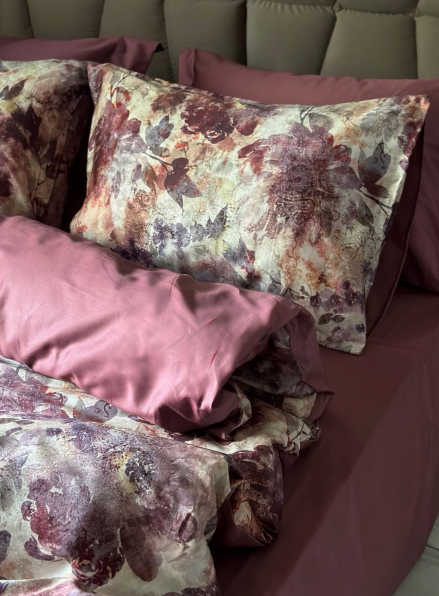 Постільна білизна Saheser Angelo gul kurusu євро 200х220 сатин