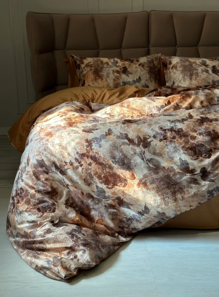 Постільна білизна Saheser Angelo hardal євро 200х220 сатин