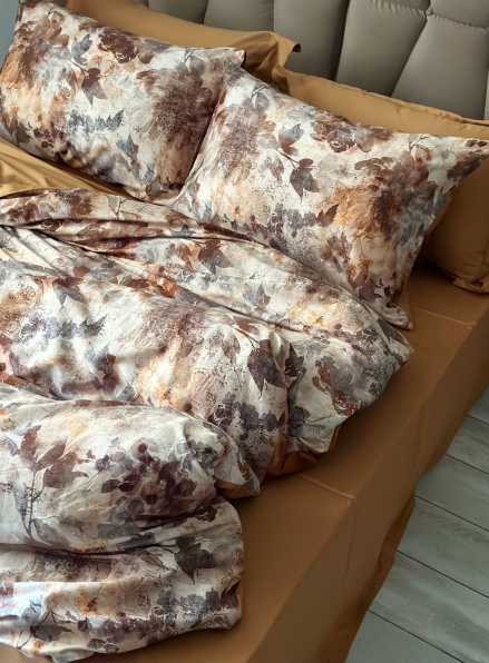 Постільна білизна Saheser Angelo hardal євро 200х220 сатин