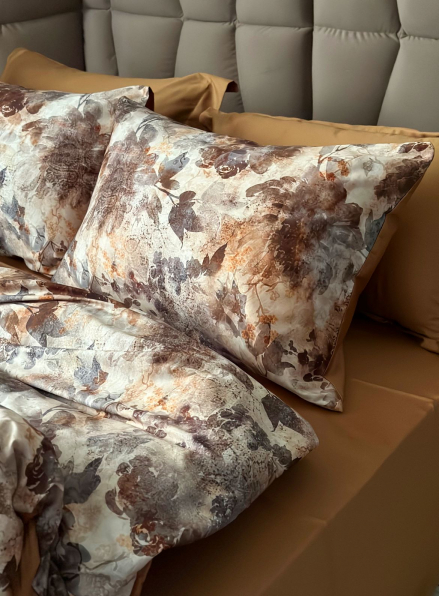 Постільна білизна Saheser Angelo hardal євро 200х220 сатин