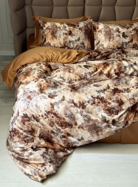Постільна білизна Saheser Angelo hardal євро 200х220 сатин