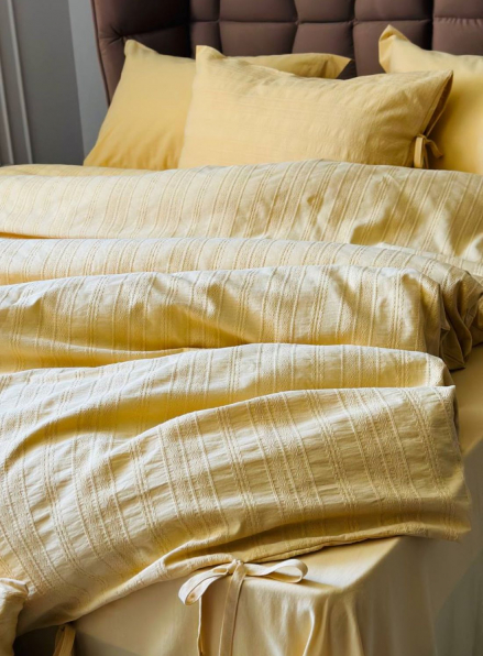 Постільна білизна Saheser Lucca sari євро 200х220 jacquard