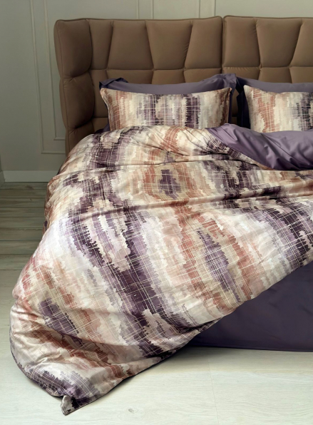 Постільна білизна Saheser Mateo євро 200х220 сатин