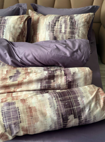 Постільна білизна Saheser Mateo євро 200х220 сатин