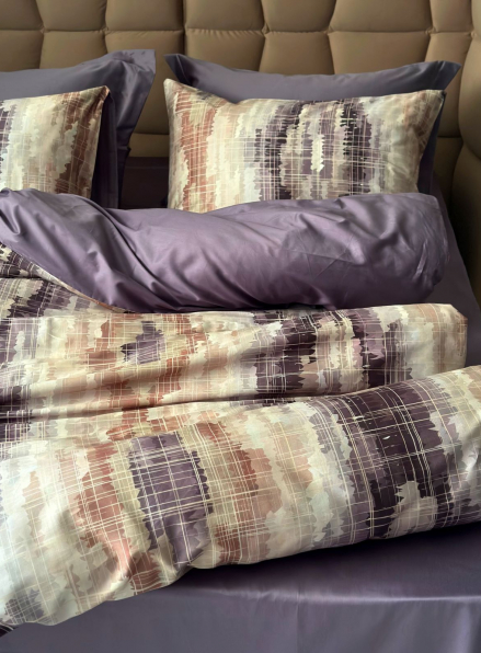 Постільна білизна Saheser Mateo євро 200х220 сатин