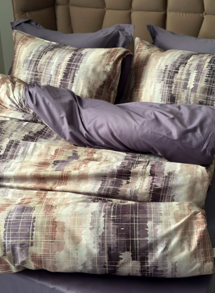 Постільна білизна Saheser Mateo євро 200х220 сатин