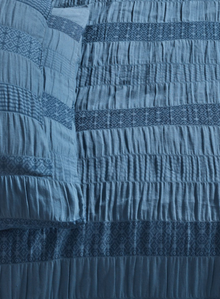 Постільна білизна Saheser Salmon lacivert євро 200х220