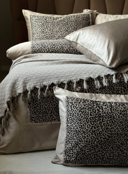 Постільна білизна Maison D'or Esperanza 200x220см сатин з мереживом