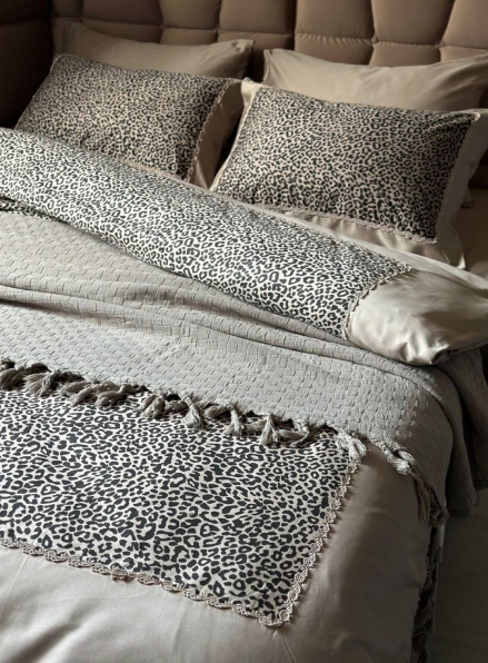 Постільна білизна Maison D'or Esperanza 200x220см сатин з мереживом