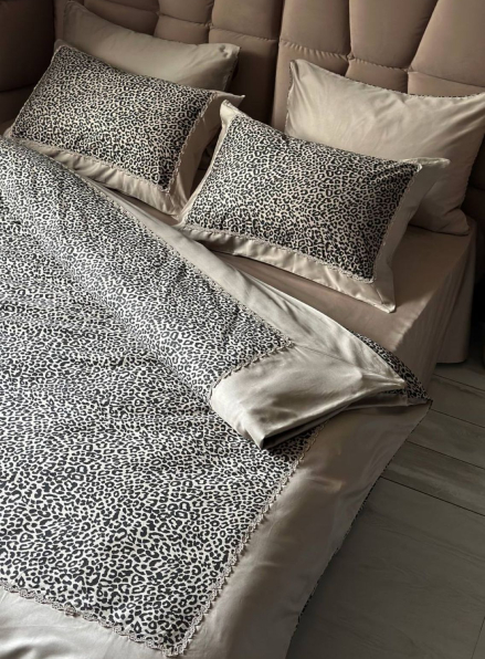 Постільна білизна Maison D'or Esperanza 200x220см сатин з мереживом