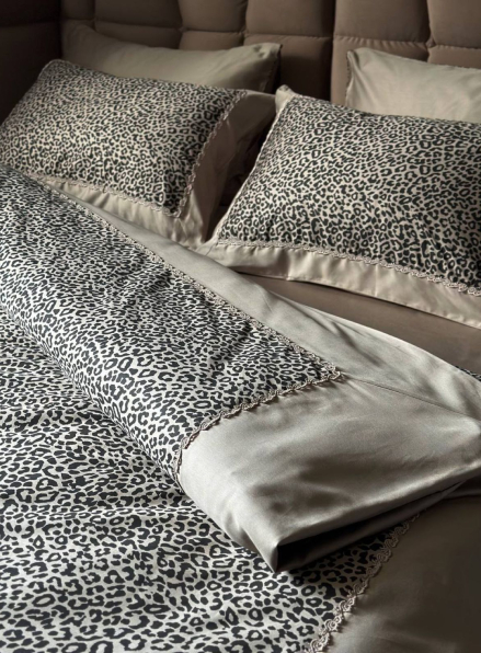 Постільна білизна Maison D'or Esperanza 200x220см сатин з мереживом