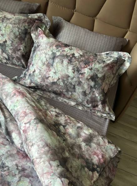 Постільна білизна Maison D'or Yolanda Light Purple євро 200х220 тенсел