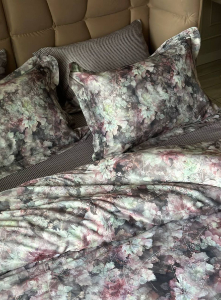 Постільна білизна Maison D'or Yolanda Light Purple євро 200х220 тенсел