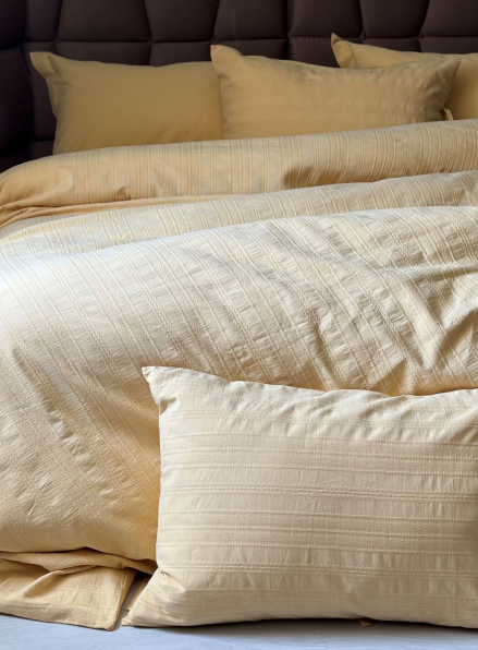 Постільна білизна Saheser Lucca sari євро 200х220 jacquard