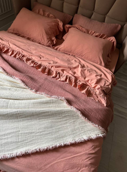 Муслінове покривало з наволочками Saheser Alda gulkurusu євро Туреччина