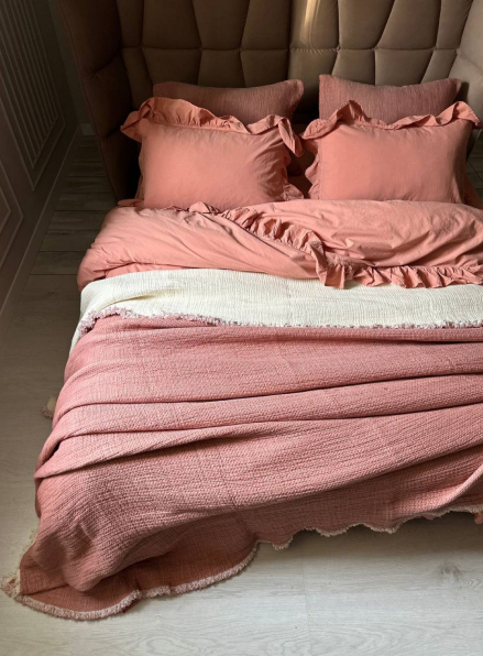 Муслінове покривало з наволочками Saheser Alda gulkurusu євро Туреччина