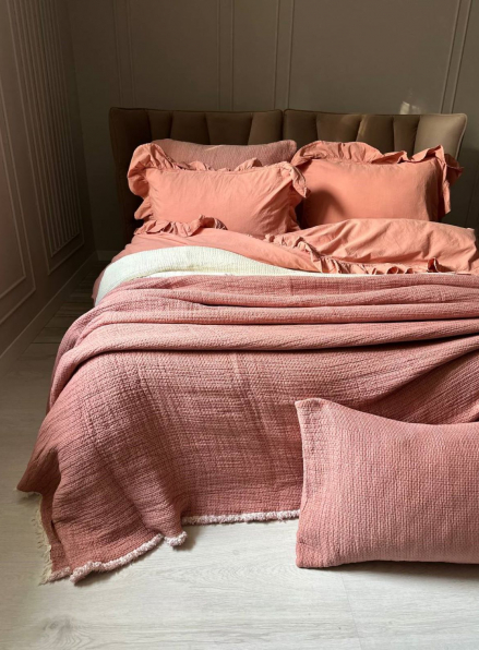 Муслінове покривало з наволочками Saheser Alda gulkurusu євро Туреччина