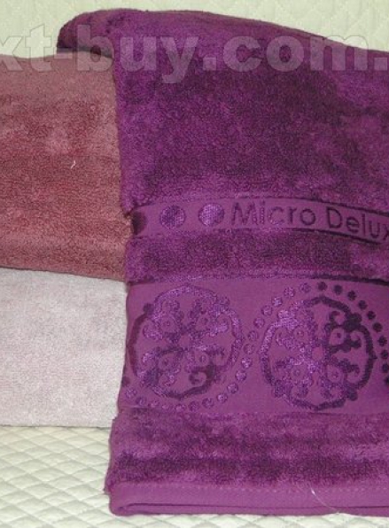 Комплект полотенец баня Cestepe 3 Orient micro Delux Mix 100% cotton 70х140 Турция