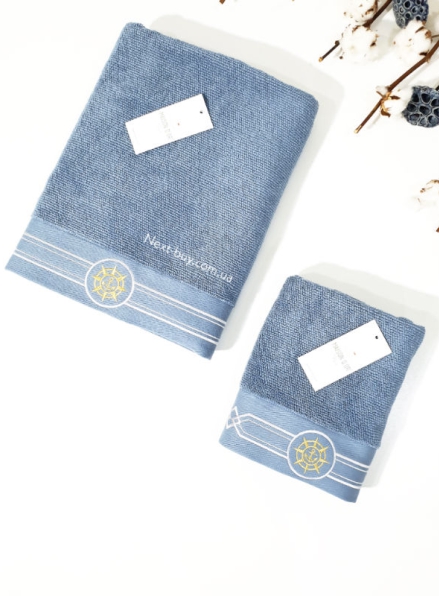 Maison D´or Elegance Marine банное махровое полотенце 85х150 см голубое